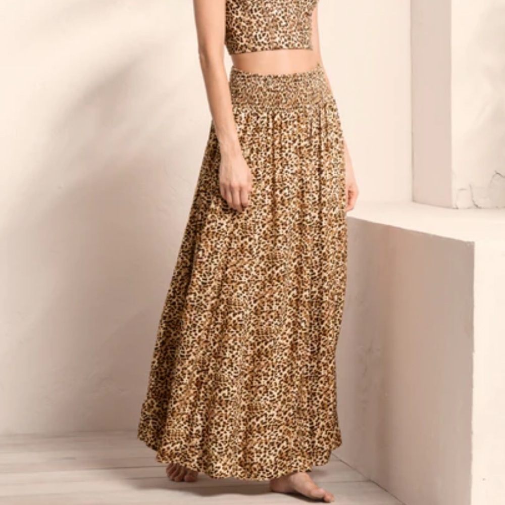 Maaji Leopard Print Maxi Skirt